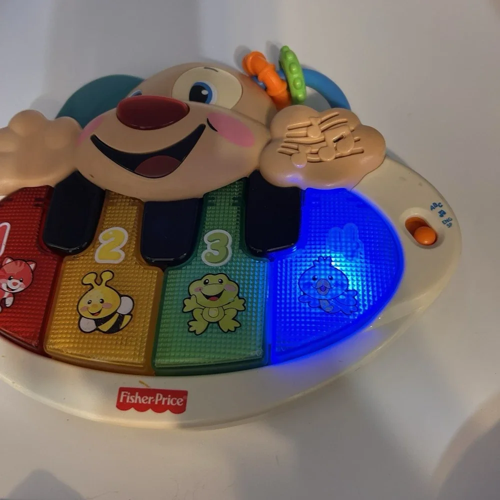 Fisher Price Laugh & Learn Puppy's Piano English & Spanish / Tested Works
